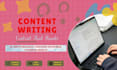 be your SEO content strategist and content writer