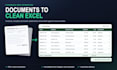 extract invoice and receipt data into clean excel spreadsheets