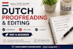 proofread and edit your dutch text