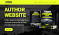 design dynamic author website on wordpress or wix fully functional