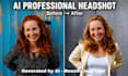 create ai professional headshot before after