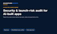 audit your ai built saas app for security and launch risks