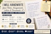 handwrite your notes, assignments, letters and documents