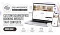 create and customize squarespace booking website with payment integration