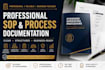 create professional sops and process documentation