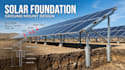 design ground mount solar racking structural foundations