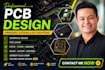 do pcb design, reverse engineer, rf, raspberry pi, esp32 and enclosure