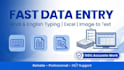 do fast data entry typing work in hindi english punjabi