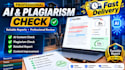 provide ai and plagiarism check reports