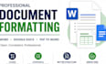 format documents in word, google docs using style based