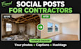 create before and after social media posts for contractors