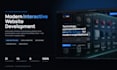 create a modern animated website with mern stack and interactive UI