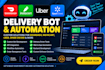 build doordash bot, instacart bot, uber bot, spark driver bot, order grabber bot