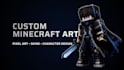 minecraft minecraft skin, minecraft pixel art for character, minecraft builder
