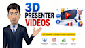 create a professional 3d presenter explainer video