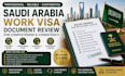 review saudi arabia work visa documents