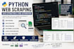 scrape websites with python, extract data and create custom web scrapers