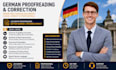 proofread and correct german documents