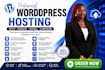 setup wordpress hosting, migrate website and configure wordpress