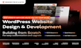 design and develop a modern wordpress website with elementor
