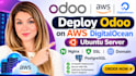 deploy odoo on aws digitalocean ubuntu server nginx ssl domain postgresql