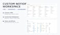 build a custom notion CRM or workspace