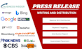 write, distribute press release article press release distribution pr newswire