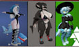 create a custom furry vrchat avatar, retexture and clothing
