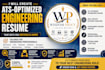 write ats engineering resumes for mechanical, electrical, civil and industrial