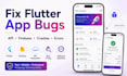 fix flutter app bugs, API and firebase issues