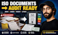 prepare iso certification documentation and audit ready documents