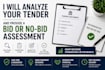 analyze tender and provide a bid or no bid assessment