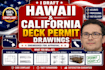 draft hawaii and california deck permit drawings