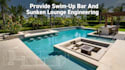 provide swimup bar and sunken lounge engineering