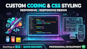 fix squarespace responsive issues and write custom CSS