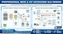 design bess microgrid and mv sld plans