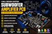 design microphone preamp pcb, subwoofer amplifier pcb and speaker audio circuit