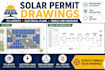 design solar permit drawings, pv layouts, electrical plans and sld