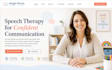 design squarespace speech therapy clinic website with online booking
