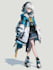 draw an anime illustration, character illustration