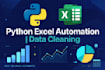 do python data processing excel automation and data cleaning