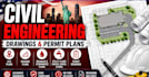 create civil engineering drawings and permit plans
