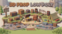 create stylized low poly 3d game props and assets