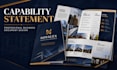 design a professional business capability statement and proposal