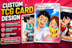 make custom pokemon tcg trainer card