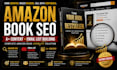 optimize your amazon book SEO, email list and a plus content