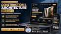 build a construction or architecture website with 3d catalog