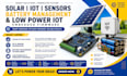 do solar iot sensor, battery management and low power iot embedded firmware