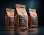 do coffee packaging, bag, stand up pouch and tea labels