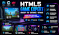 develop fix customize and optimize HTML5 games using phaser 3 construct 3 pixijs